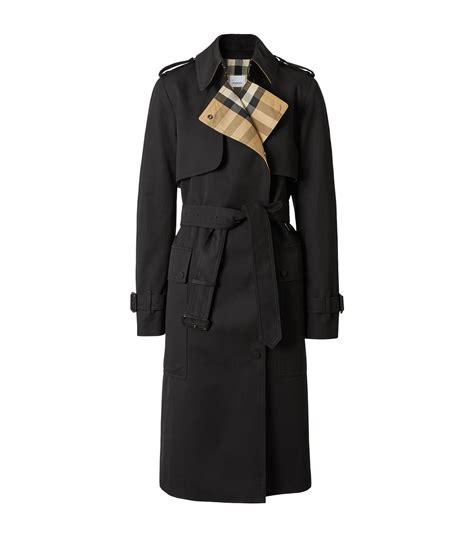 burberry check lined trench coat jacket|burberry trench coats for women.